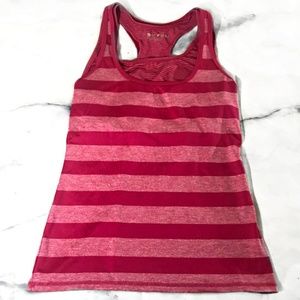 Soybu Pink Built In Shelf Bra Athletic Tank Top